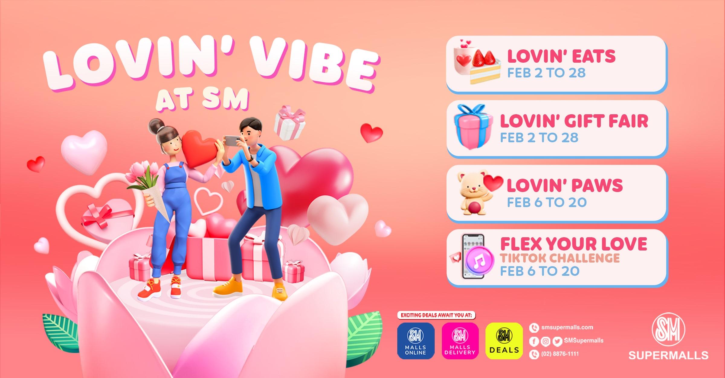 Catch the Lovin’ Vibe this February at SM Supermalls