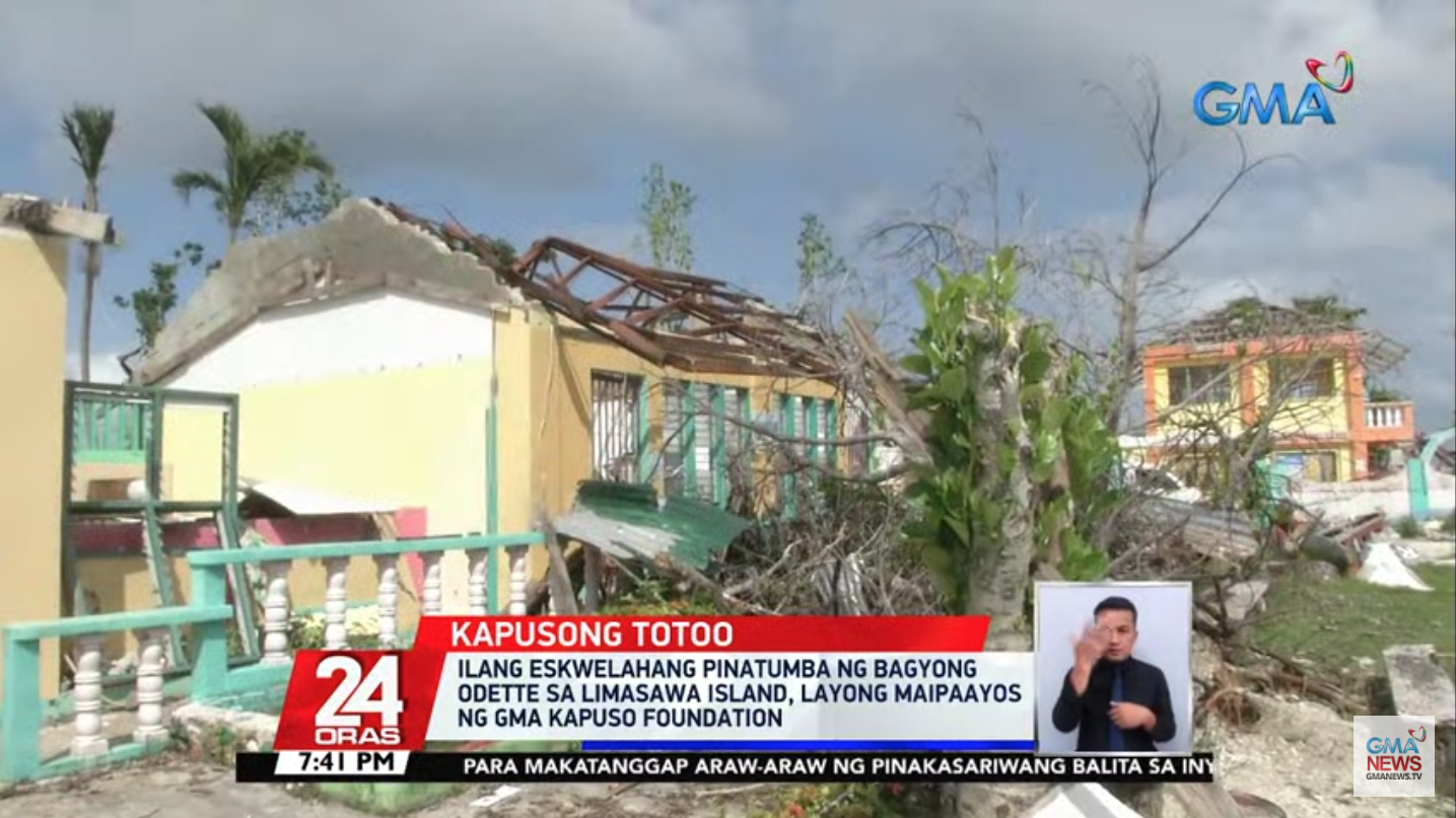 GMA Kapuso Foundation to rebuild Odette-hit school on Limasawa Island ...