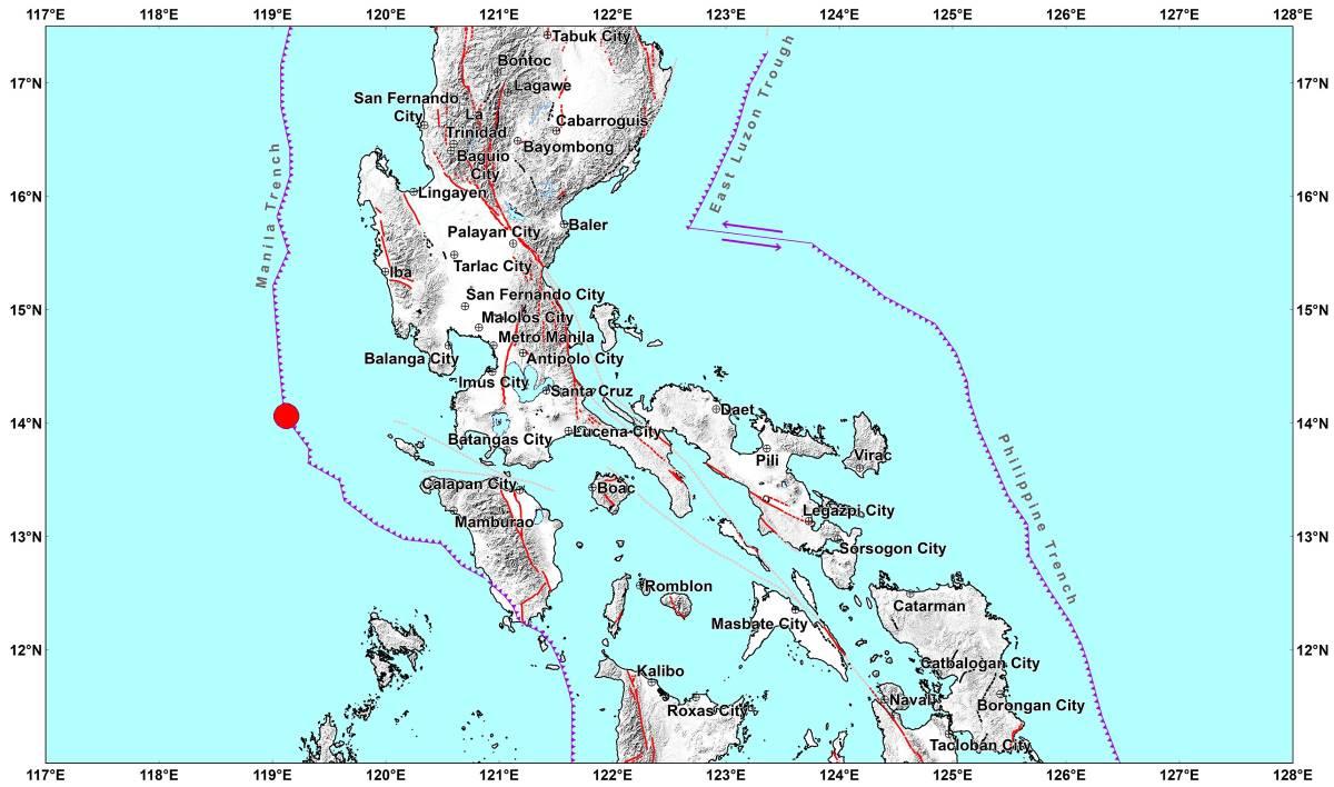 Gempa berkekuatan 6,4 guncang lepas pantai Occidental Mindoro GMA News Online
