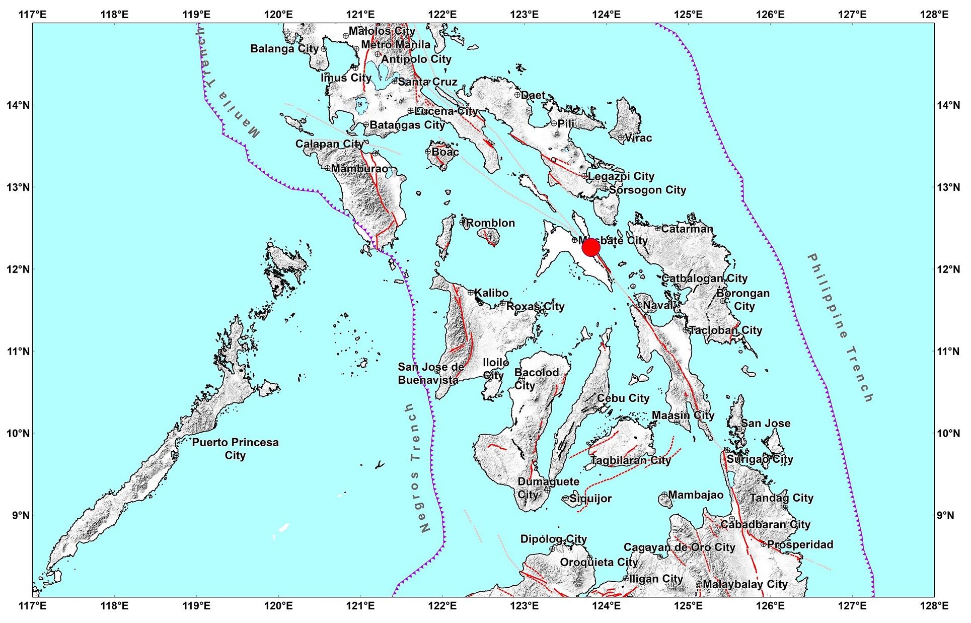 Magnitude 5 earthquake strikes northeastern Masbate – PHIVOLCS – GMA News Online