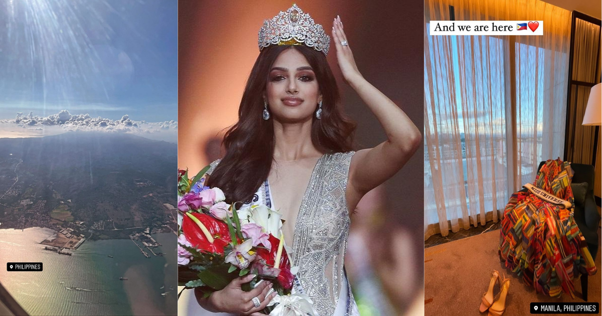 Miss Universe 2021 Harnaaz Sandhu Arrives In Manila │ Gma Information On Line News Yodal