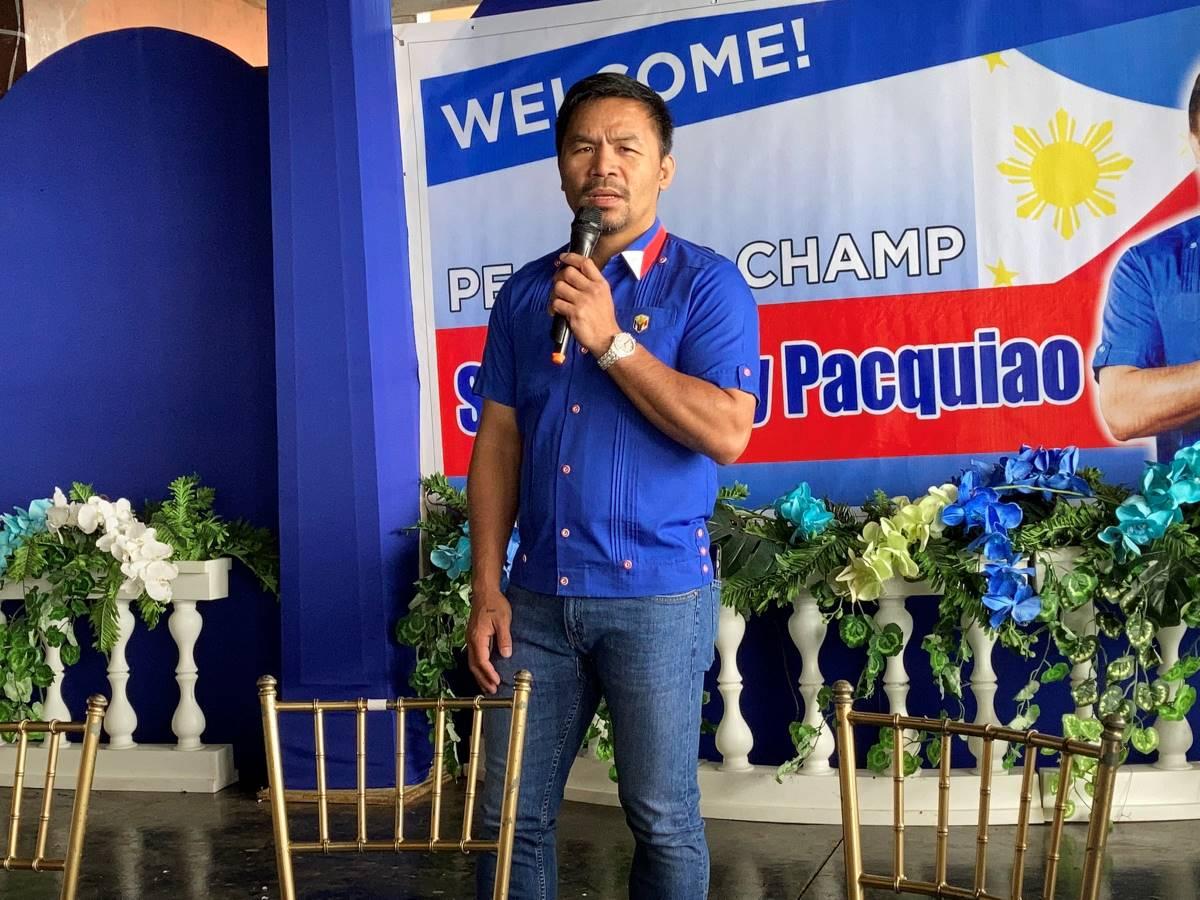 Pacquiao does not support call for Robredo withdrawal from Eleksyon 2022 —campaign manager