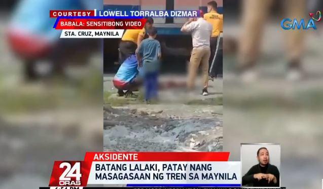 Body of child run over by train in Manila yet to be claimed from ...