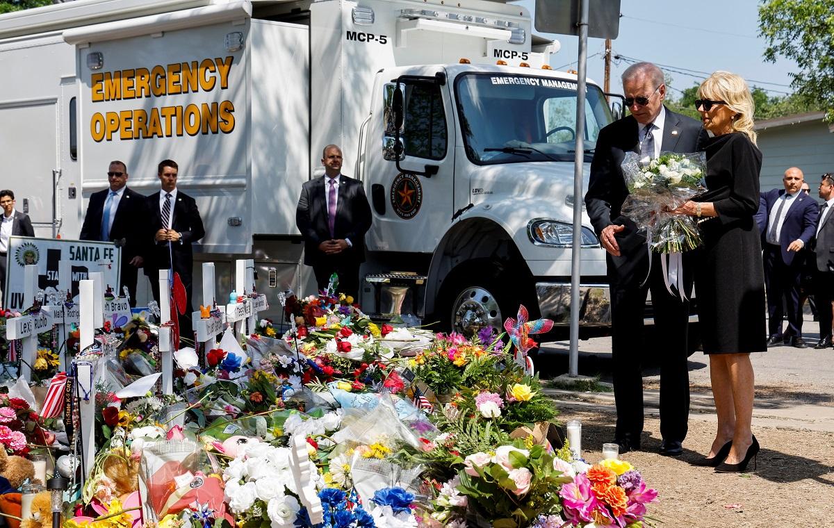 Biden grieves with Texas town after latest US school shooting
