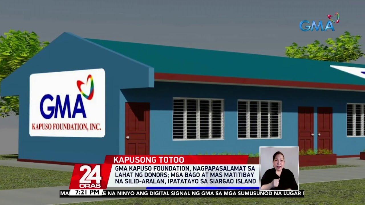 GMA Kapuso Foundation to build 4 classrooms in Odettehit Siargao with