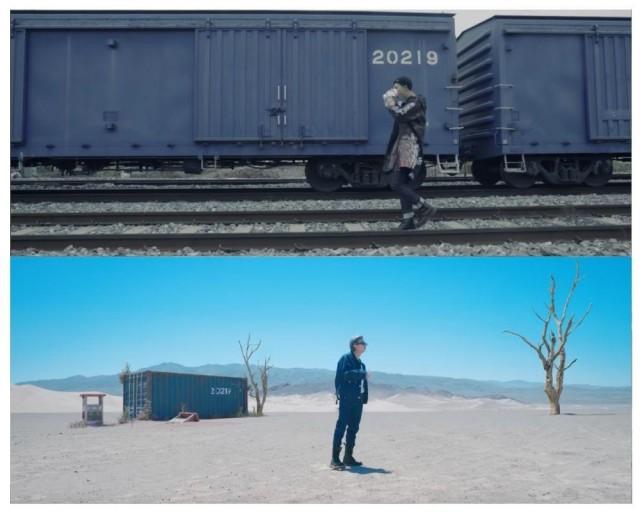 We can't forget this one. The infamous blue container that RM passes by in the "Run" MV is back with the rapper in "Yet To Come."