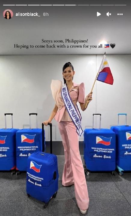 Alison Black flies to Poland for Miss Supranational 2022