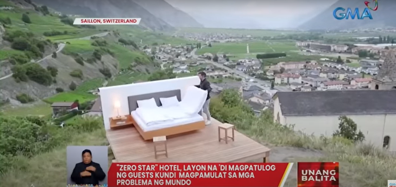 Hotel ‘Zero Star’ di Swiss, tidak membiarkan tamu tidur untuk mendidik mereka tentang masalah dunia