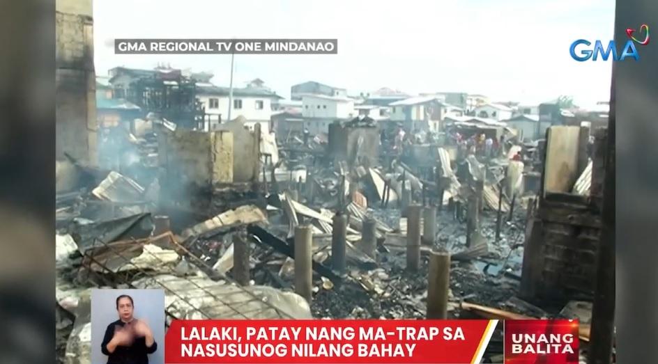 One Dead In Fire That Hit Residential Area In Davao City | GMA News Online