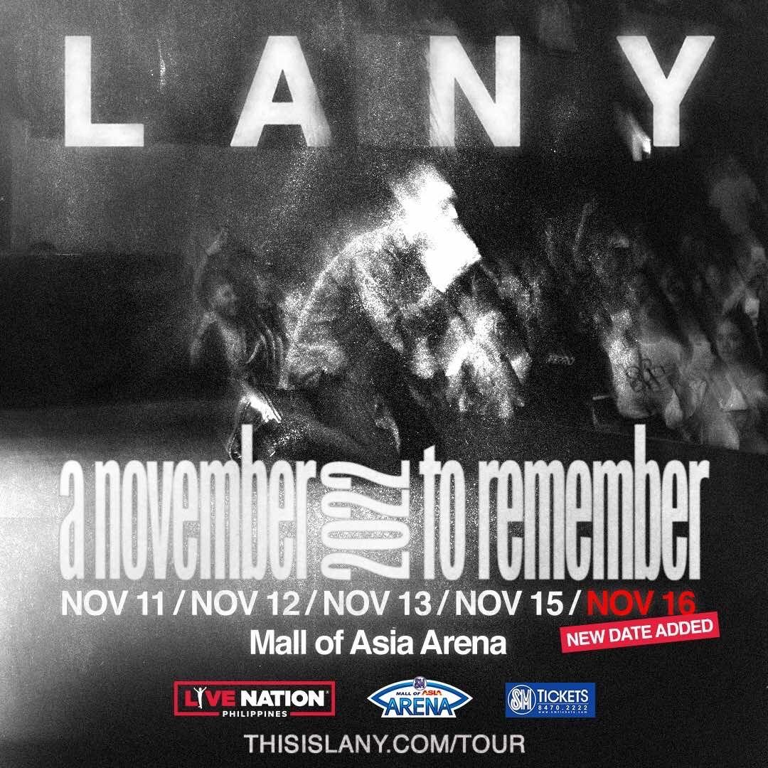 LANY adds another date to Manila concert, to perform for a total of 5