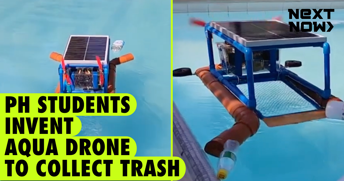 Siswa Pinoy membuat drone aqua untuk mengumpulkan sampah di badan air Berita GMA Online