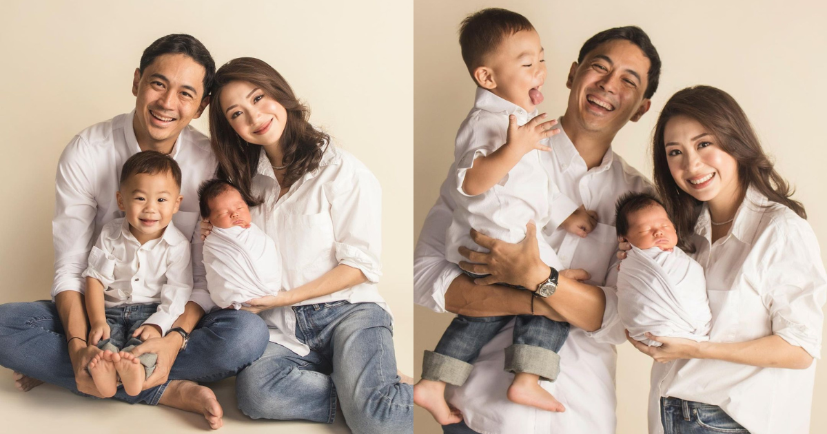 Kryz Uy, Slater Young's adorable first photos as a family of four | GMA  News Online
