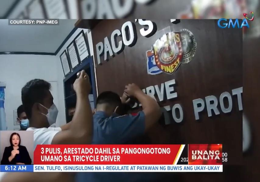 3 polisi-Manila, ditangkap karena dugaan pemerasan