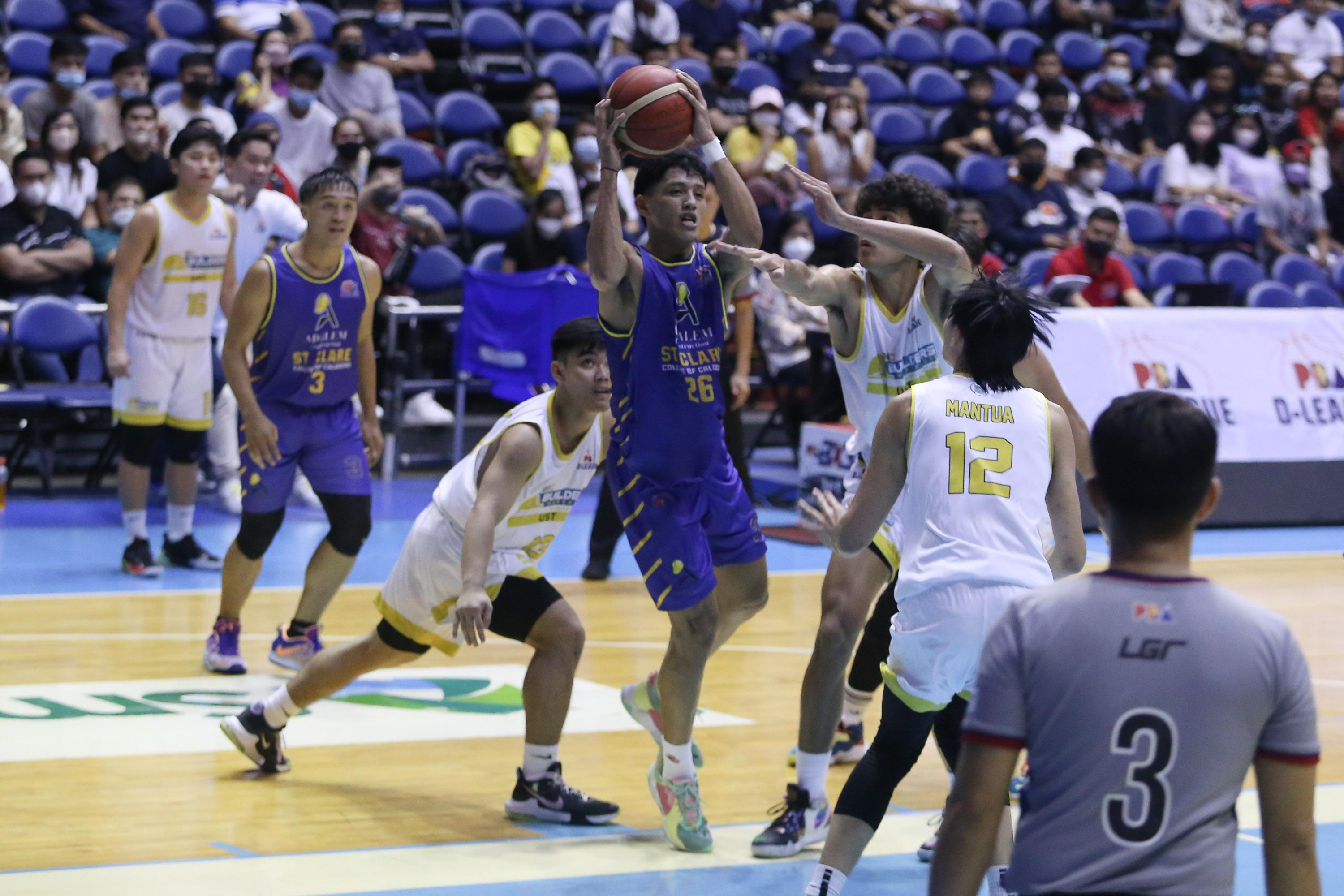 St. Clare eliminates UST, clinches PBA D-League semis berth │ GMA News Online - I Am Filipino