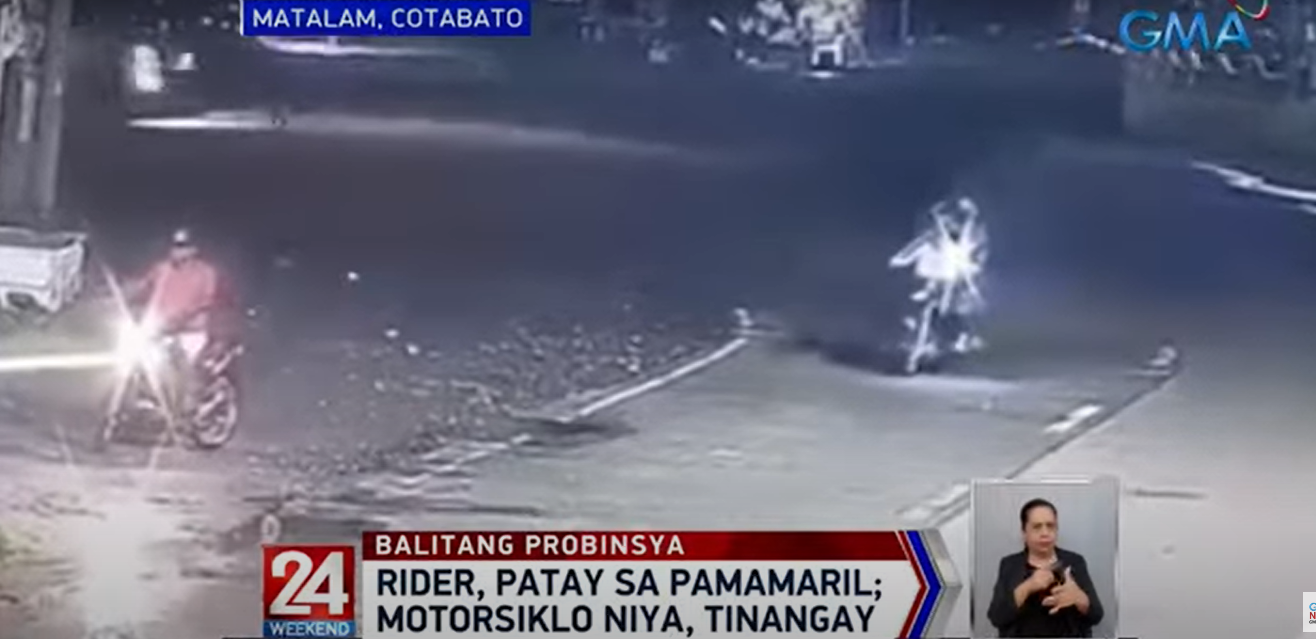 Rider, tewas setelah ditembak di kepala dan dilindas sepeda motor di Cotabato