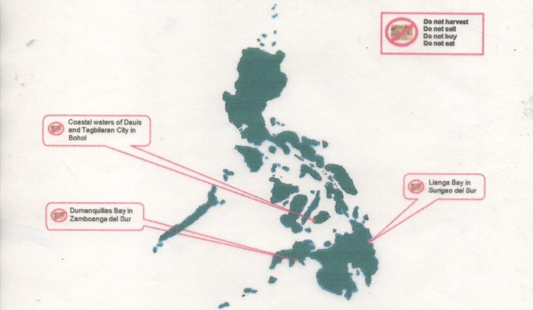 Gelombang merah terlihat di tiga wilayah pesisir di Visayas, Mindanao GMA News Online