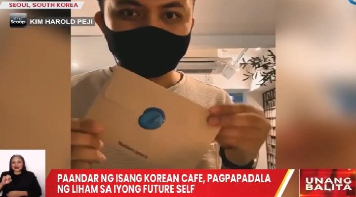 Pelanggan di sebuah kafe di Korea Selatan dapat mengirim surat kepada diri mereka di masa depan