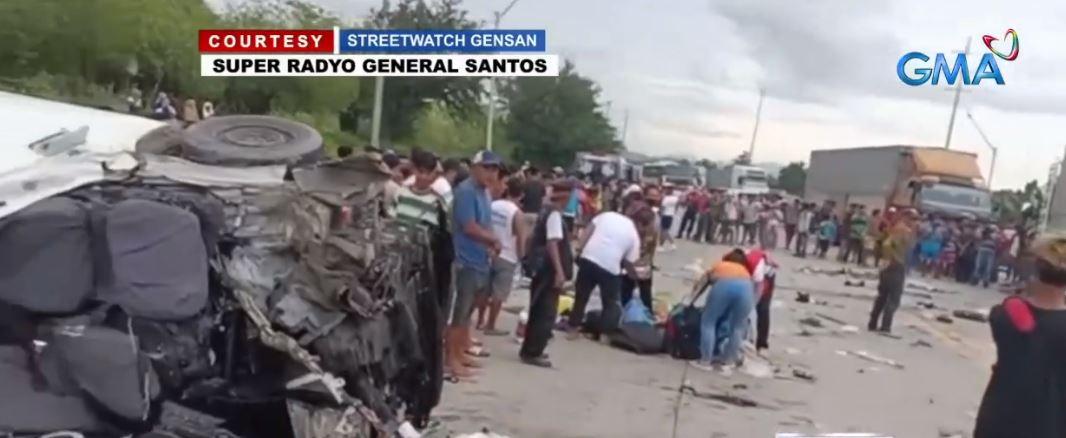 8 tewas dalam beberapa tabrakan kendaraan di GenSan GMA News Online