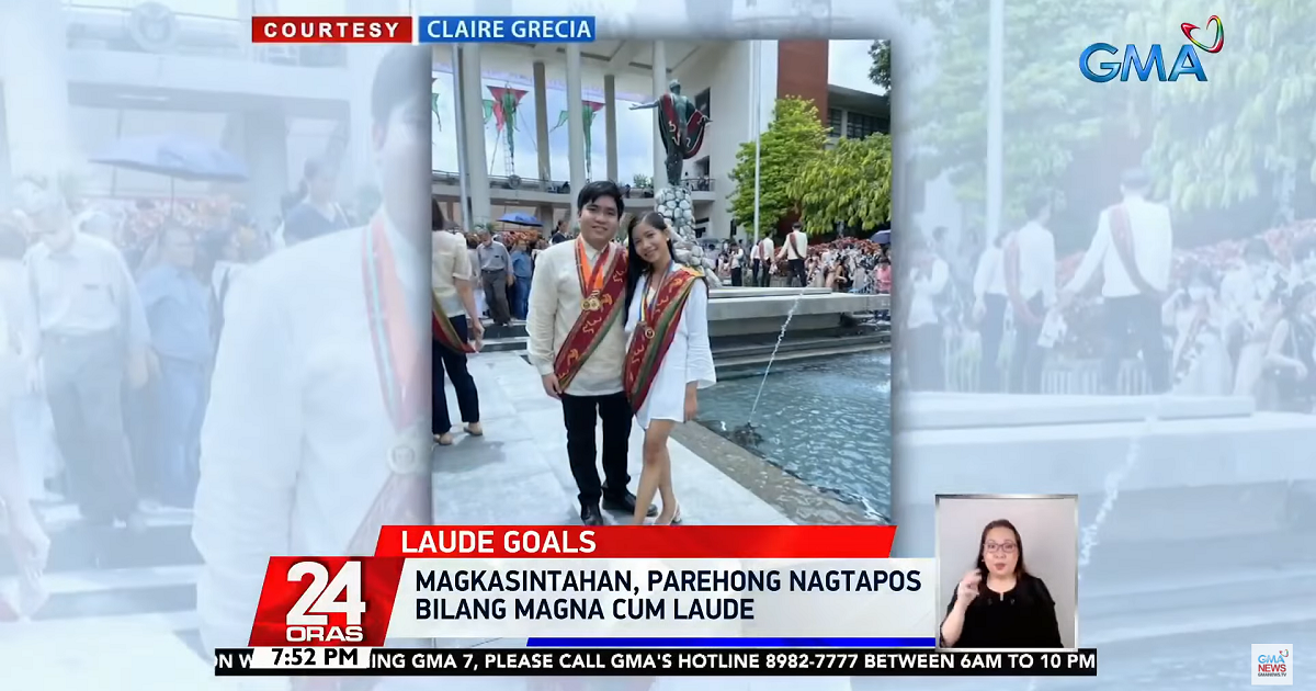 Pacar dan pacar keduanya lulus magna cum laude dari UP GMA News Online