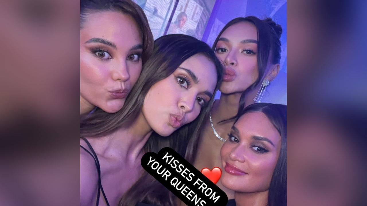 Megan Young reunites with fellow beauty queens Pia Wurtzbach, Catriona Gray, Kylie Versoza