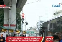 Bus timers installed at 13 EDSA Carousel stations