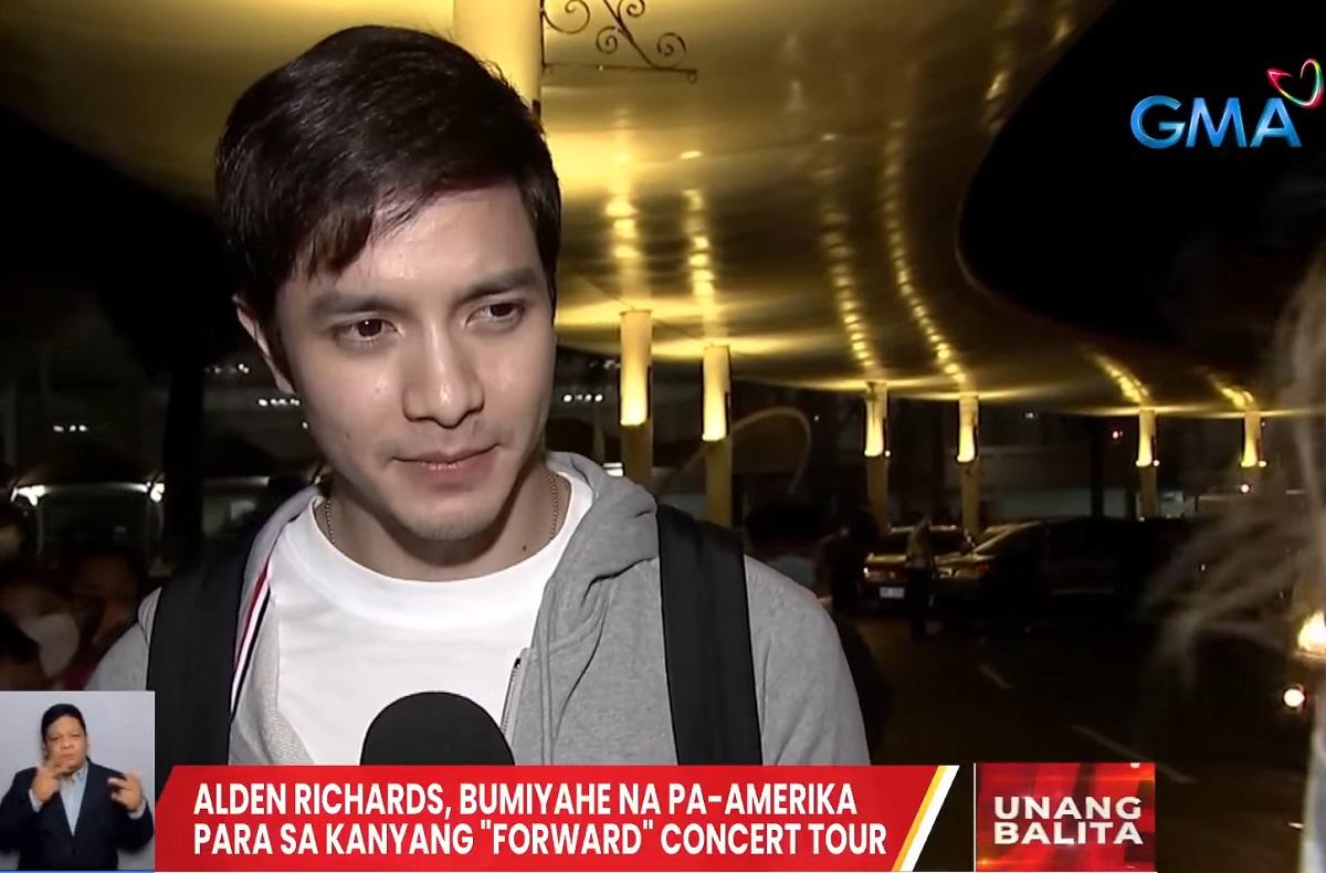 Alden Richards, lumipad na patungong Amerika para sa kaniyang 'Forward ...