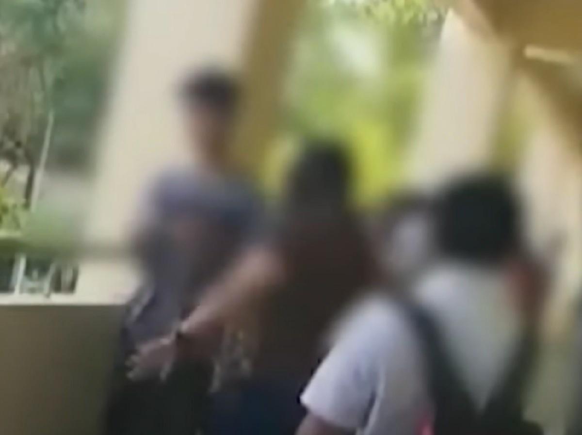 Guru menendang siswa, tertangkap kamera di Cagayan de Oro