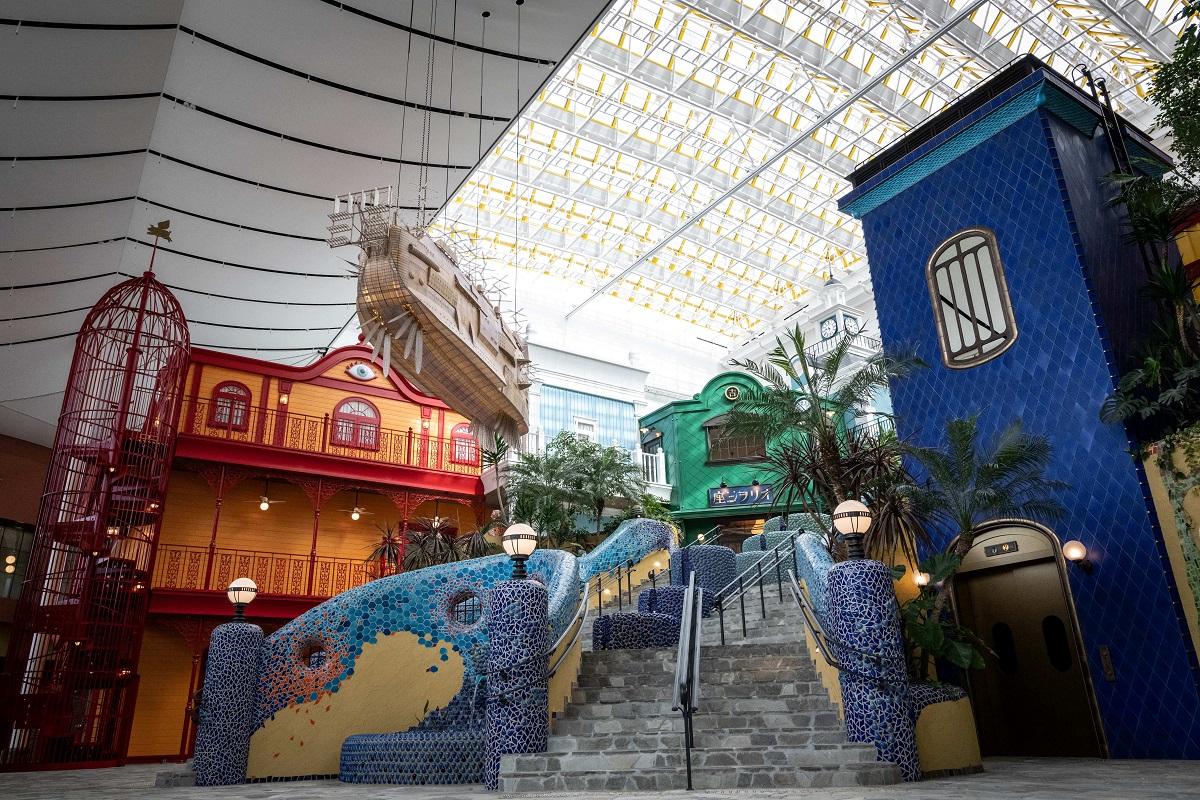 This general view shows some of Ghibli's Grand Warehouse during a media tour of the new Ghibli Park in Nagakute, Aichi prefecture on October 12, 2022. Yuichi Yamazaki/ AFP