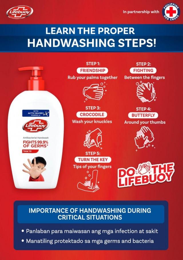 Lifebuoy dan Palang Merah Filipina bermitra lagi untuk advokasi kebersihan tangan