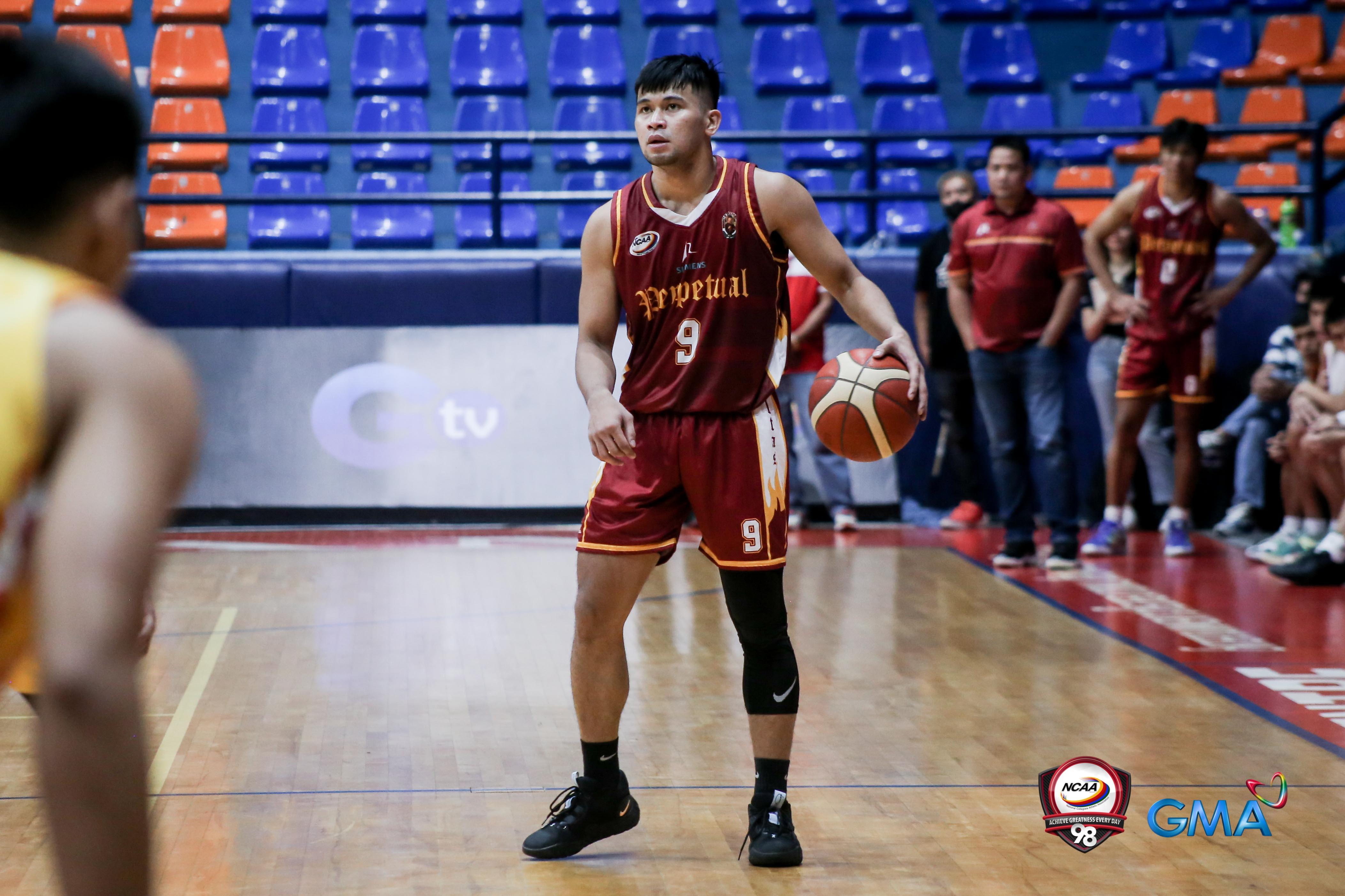 Birthday boy Jielo Razon steers Perpetual past Letran to clinch top seed in FilOil group