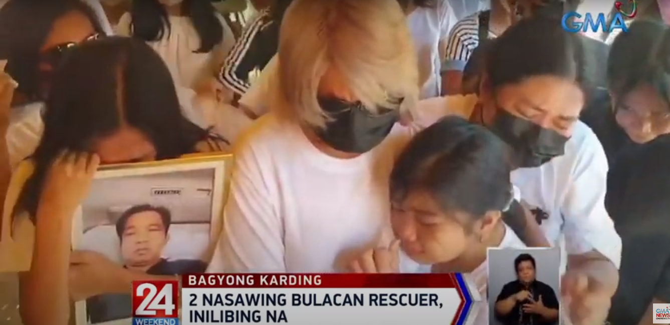Dua dari lima penyelamat Bulacan yang jatuh dibaringkan GMA News Online