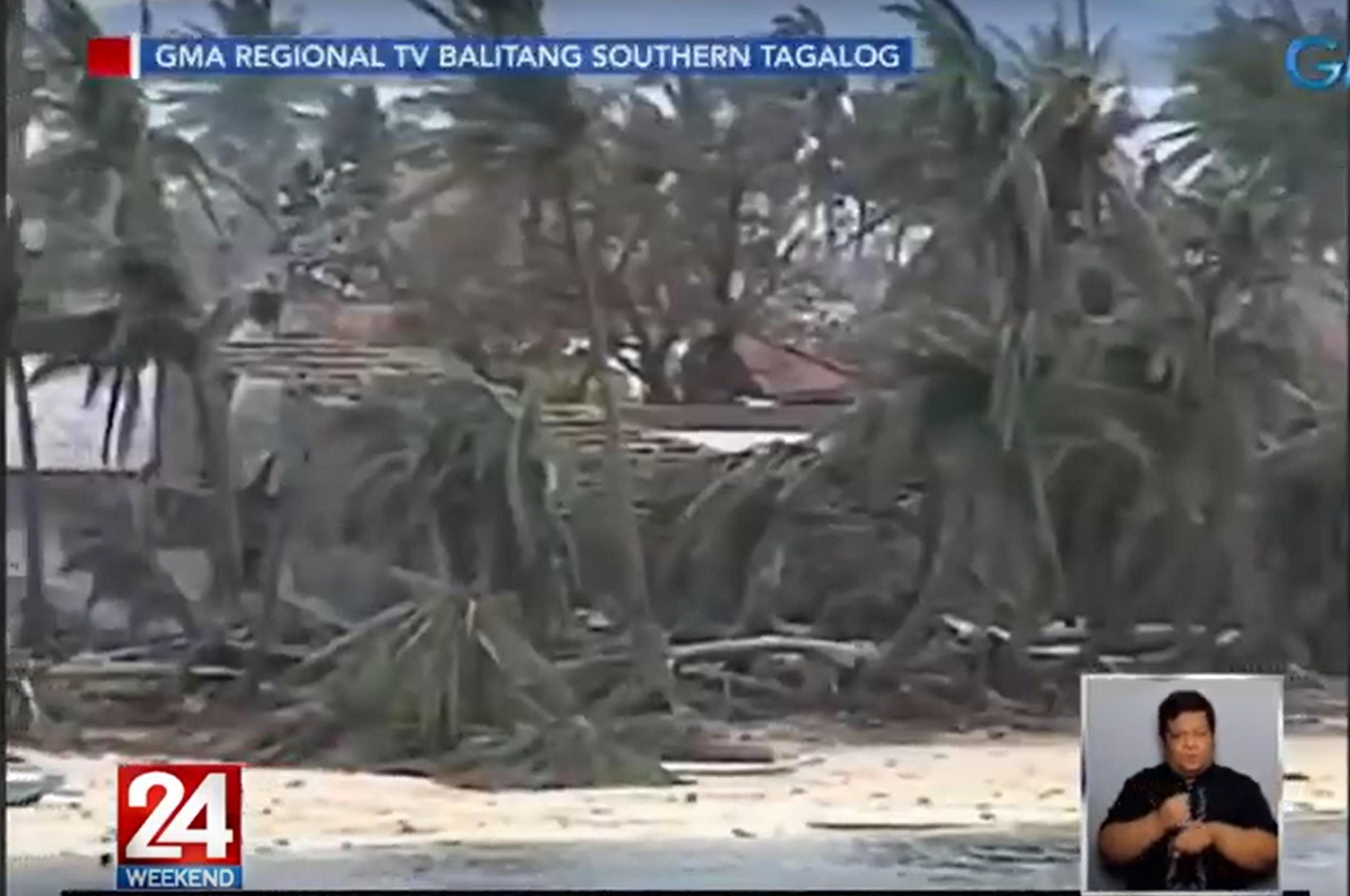 Sedikitnya 8.000 rumah di Kepulauan Polillo rusak akibat Karding GMA News Online