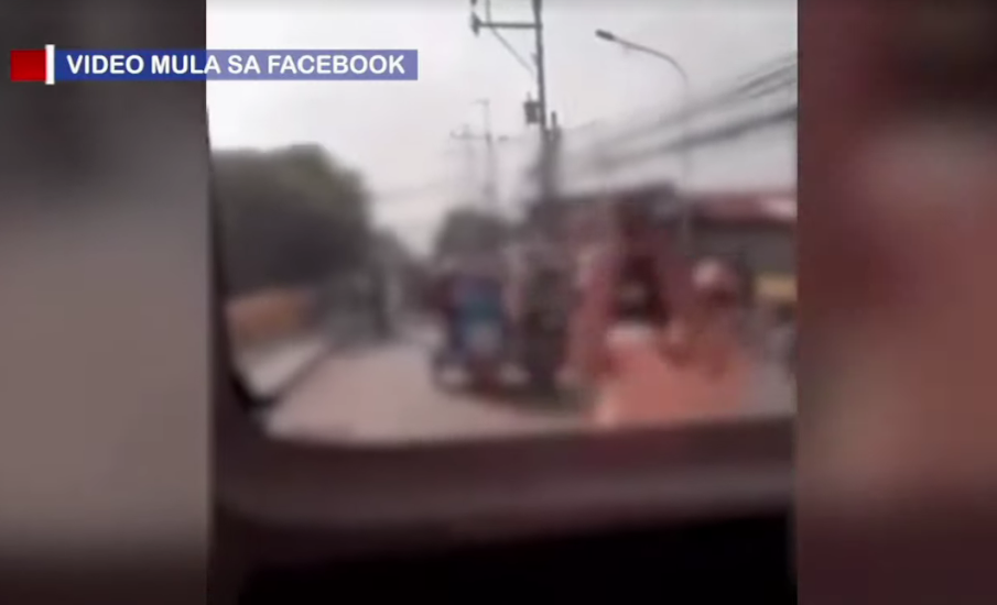 Tricycle chases UV Express in Rizal over passenger dispute