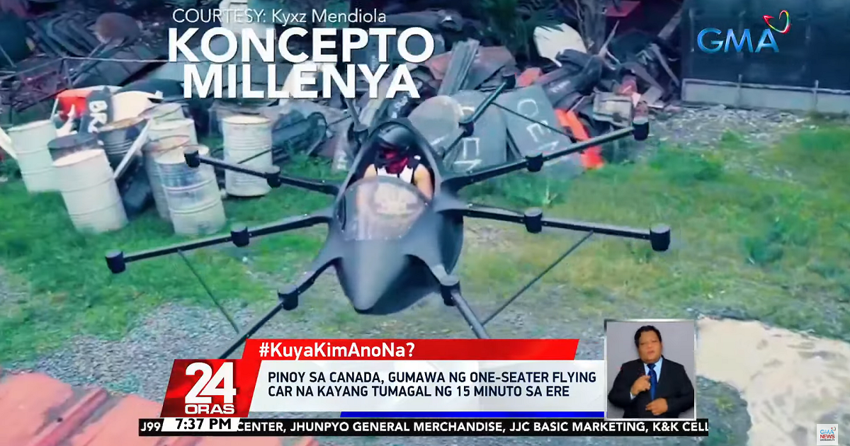 Filipino innovator creates one-seater flying car called Koncepto ...