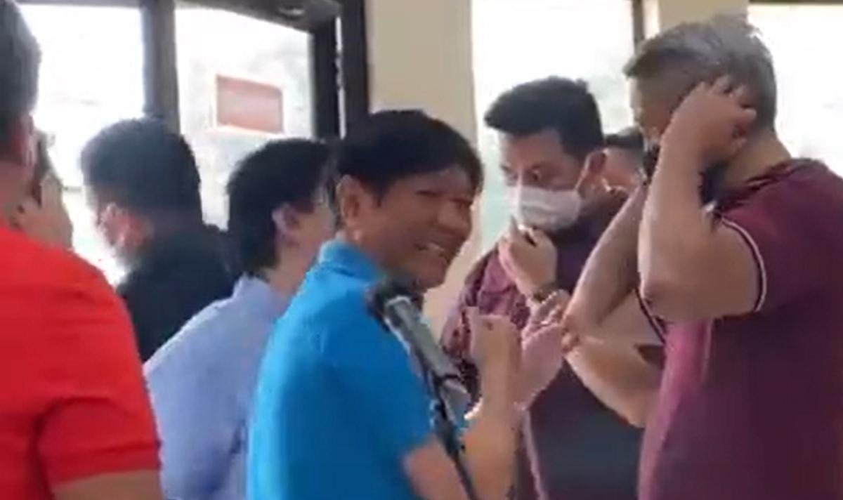 Marcos jokes about being in Japan after visiting Paeng-hit Cavite