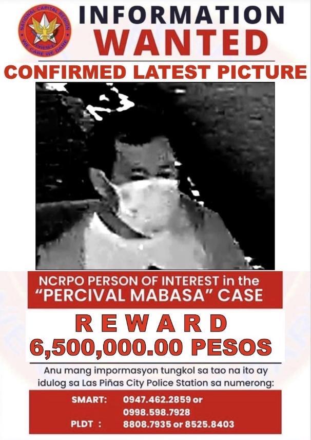 NCRPO releases poster showing photo of person of interest in Percy Lapid killing