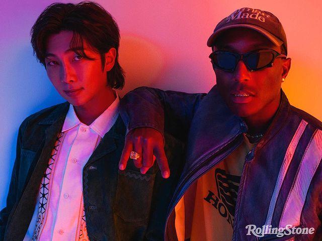 Pharrell announces collaboration with BTS, hints at individual project with  RM