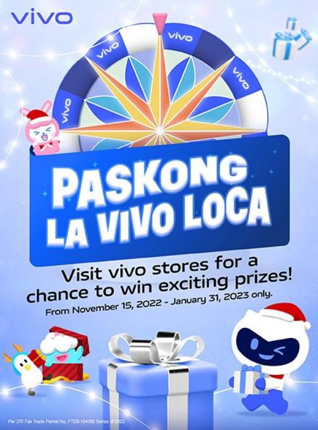 Ini adalah musim keberuntungan dengan Paskong La vivo Loca, Festival Hadiah Natal vivo!