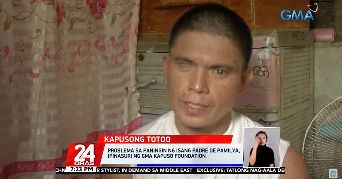 Blind father collects trash, sells quail eggs to support family | GMA ...