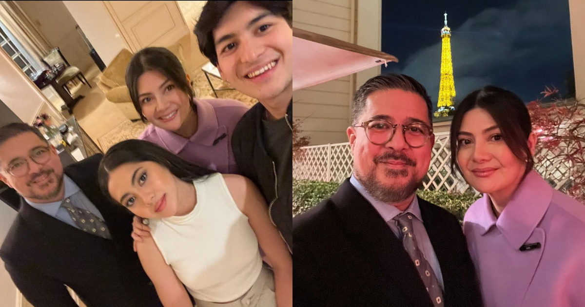 Aga Muhlach, Charlene Gonzalez reunite with their twins in Paris | GMA ...