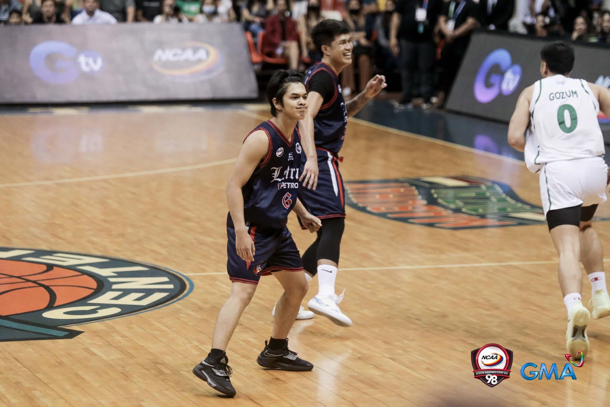 Tommy Olivario speechless as he becomes winningest Letran Knight with 4 titles