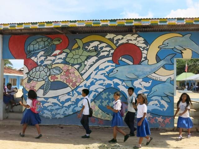 Mural at Tanganak Island, Tawi-Tawi. Photo courtesy of AG Sano