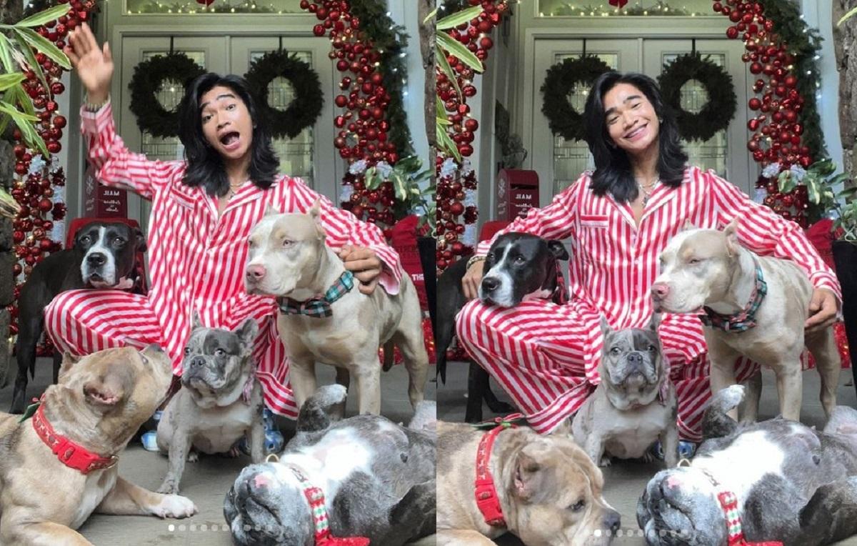 Bretman Rock hilariously reenacts his dogs' poses for Christmas GMA