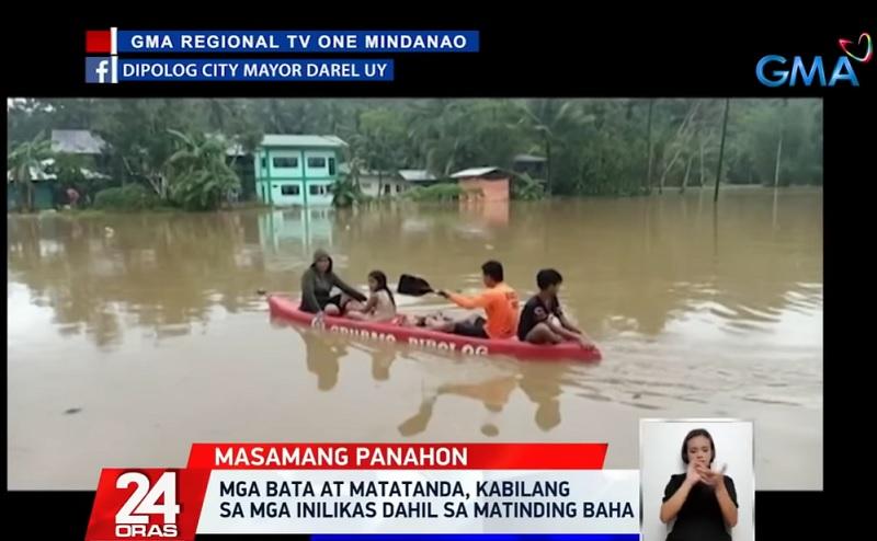 Beberapa warga mengungsi di beberapa bagian negara yang dilanda banjir