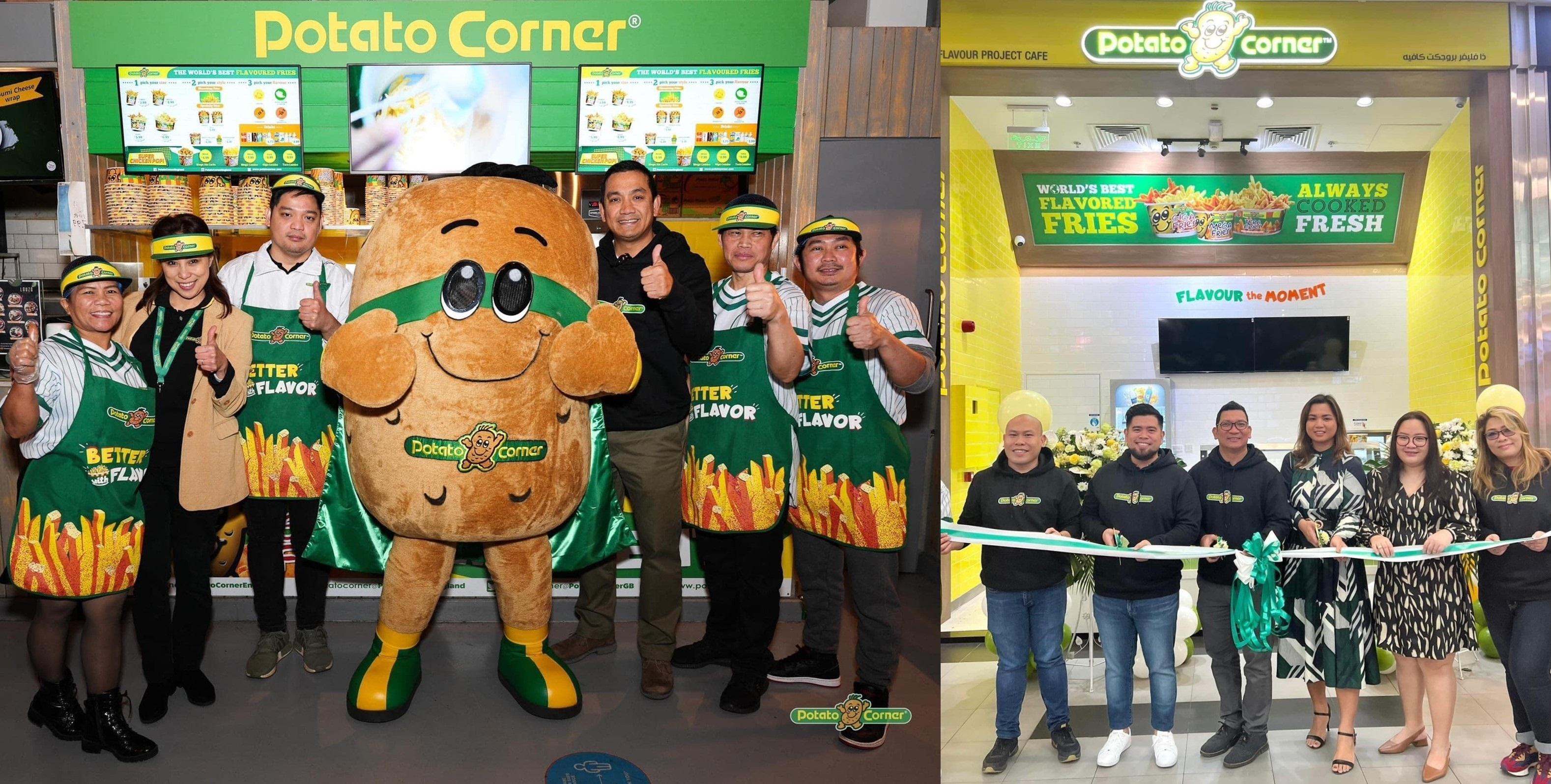 Potato Corner membuka cabang di London dan Dubai