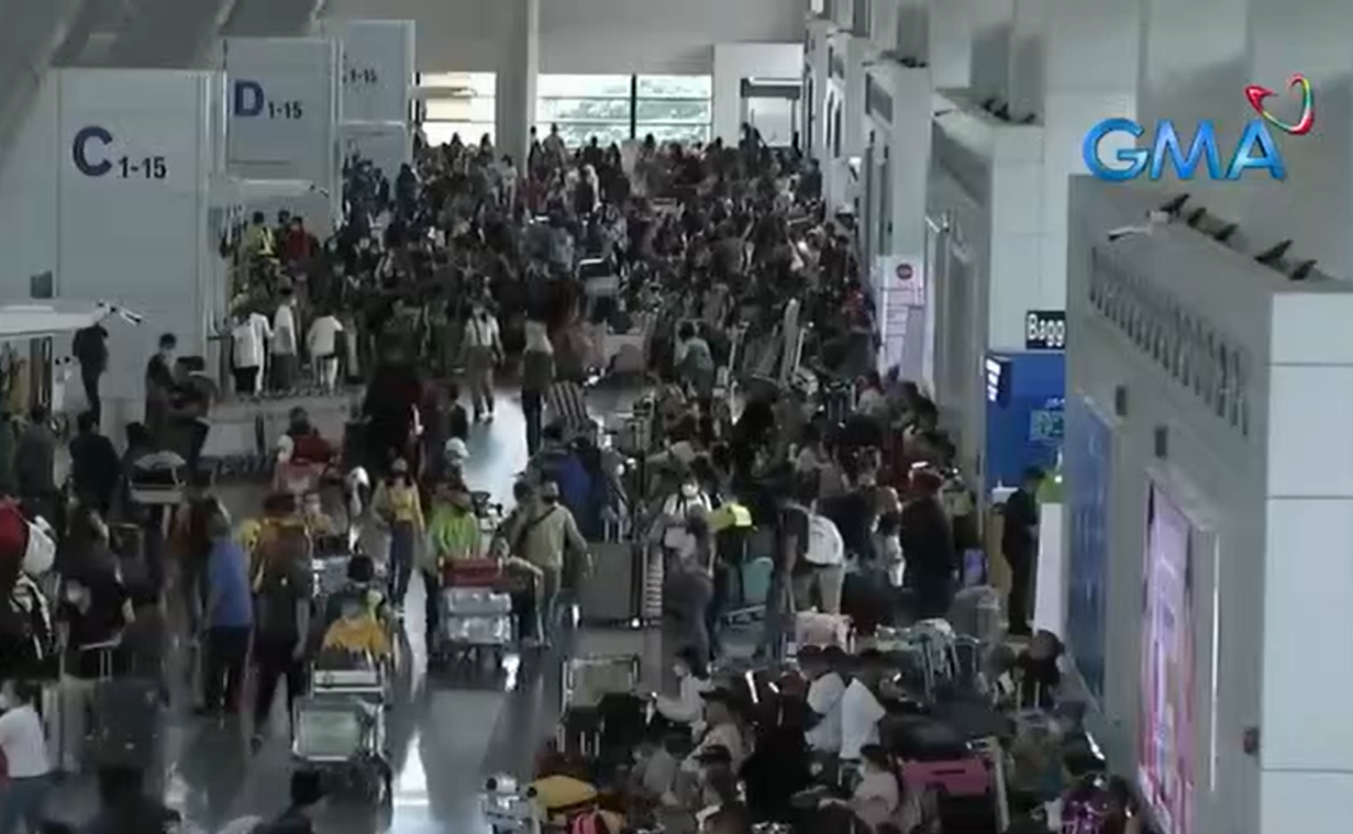 120,000 passengers a day passed through NAIA from Dec. 1 to 28