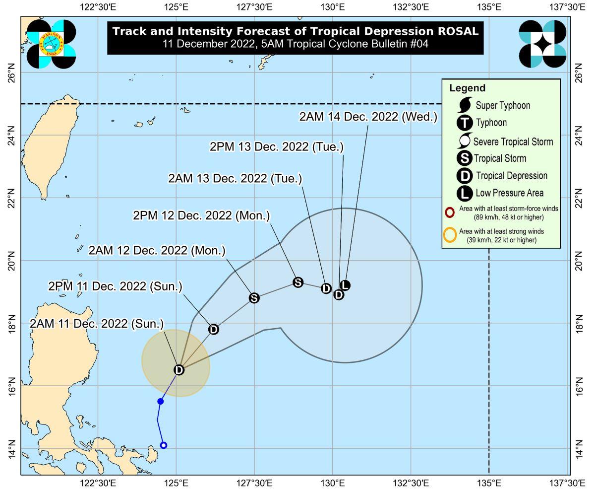 Rosal traverses Philippine Sea, may bring heavy rains over Mimaropa