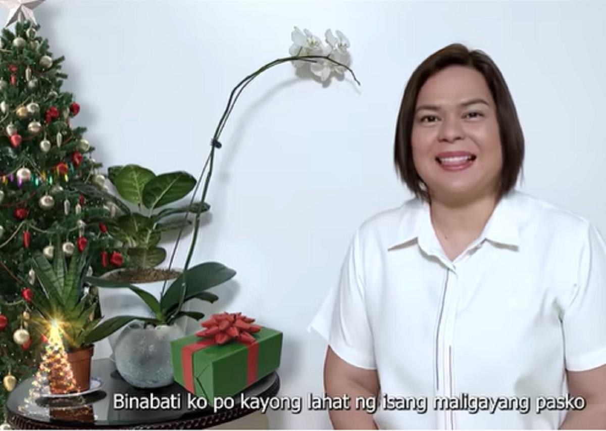 Sara thanks DepEd staff members in Christmas message for love of Pinoy youth