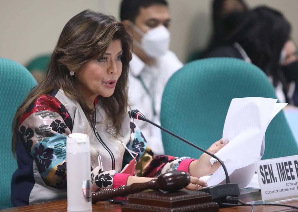 Imee Marcos pushes for TWG on RCEP