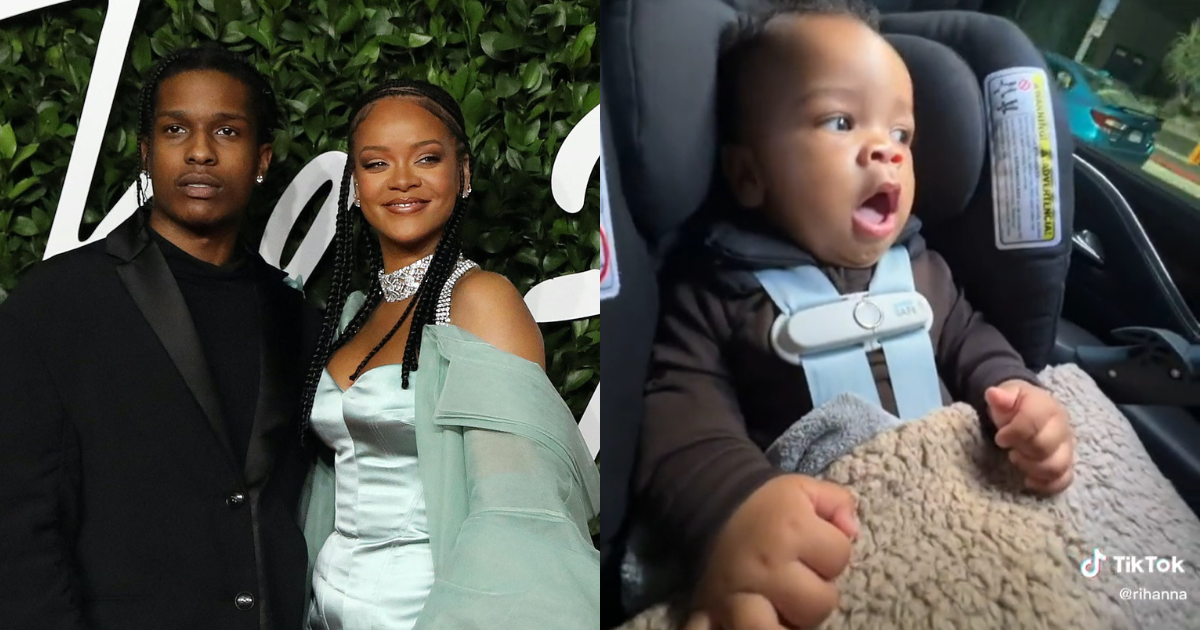 Rihanna shows baby with A$AP Rocky for the first time in new TikTok ...